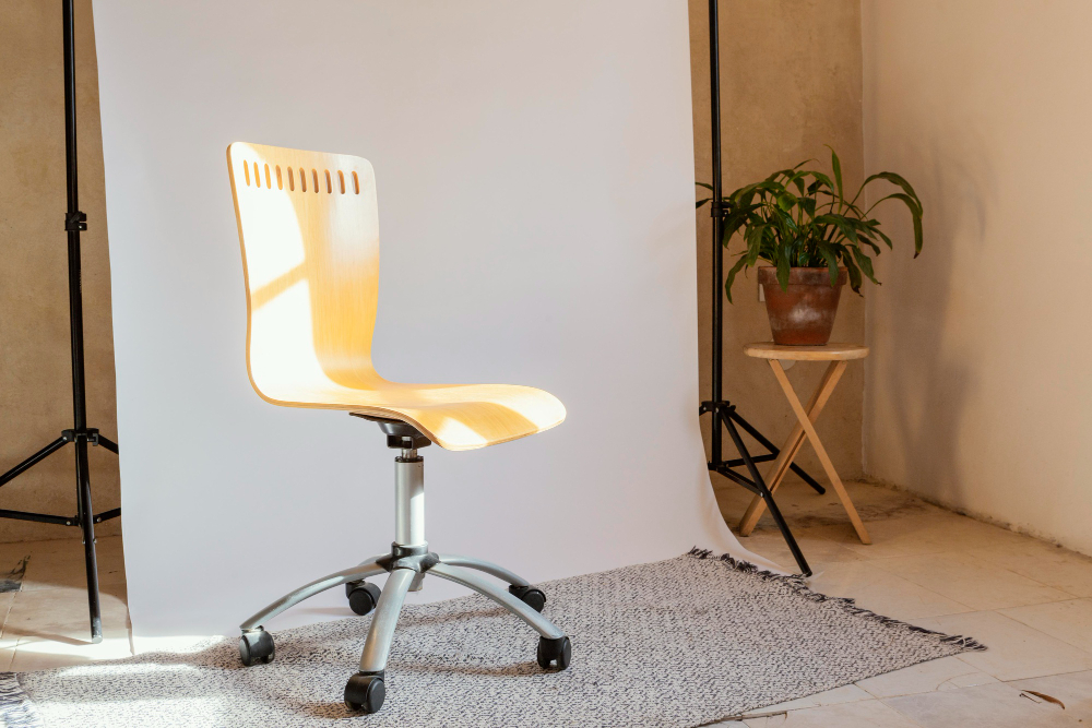 Ergonomic chairs and modern interiors designed for productivity in coworking office space