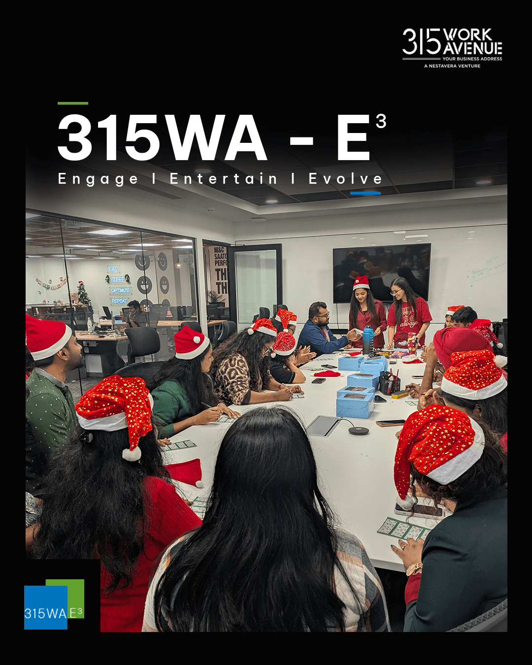 Christmas Celebrations at 315Work Avenue