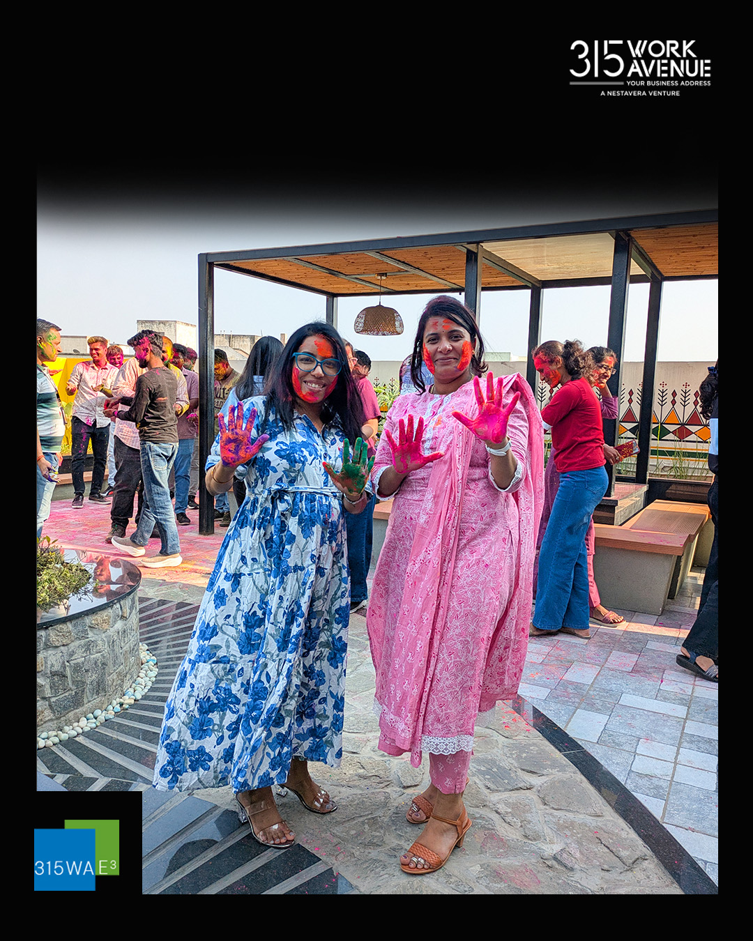 Holi at 315Work Avenue