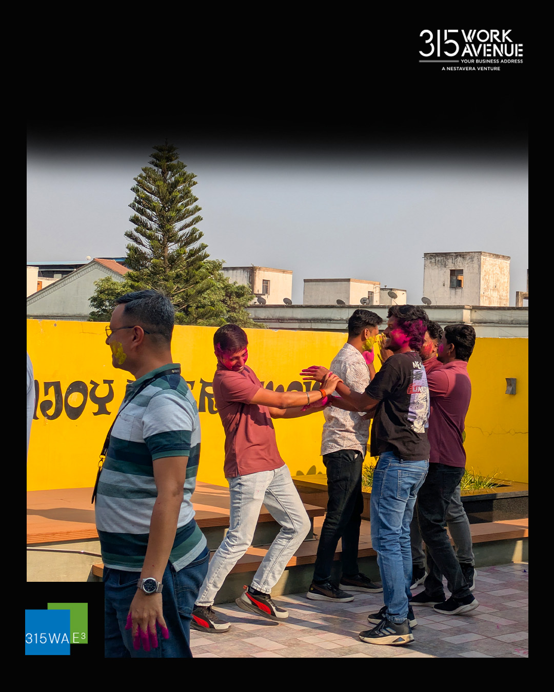 Holi at 315Work Avenue