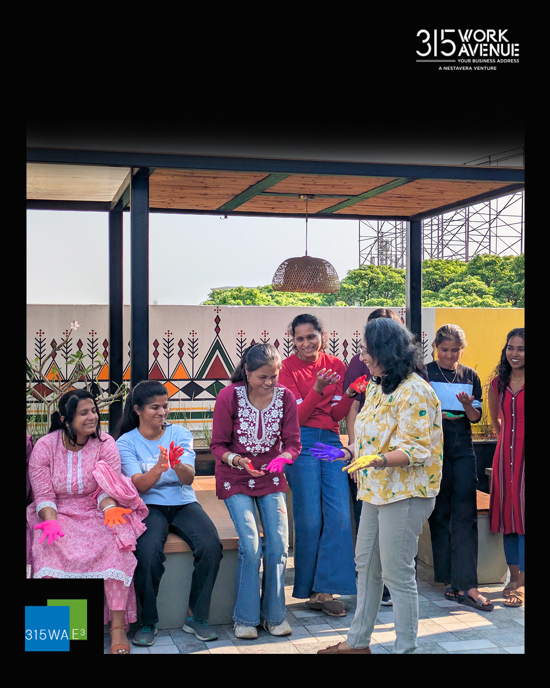 Holi at 315Work Avenue