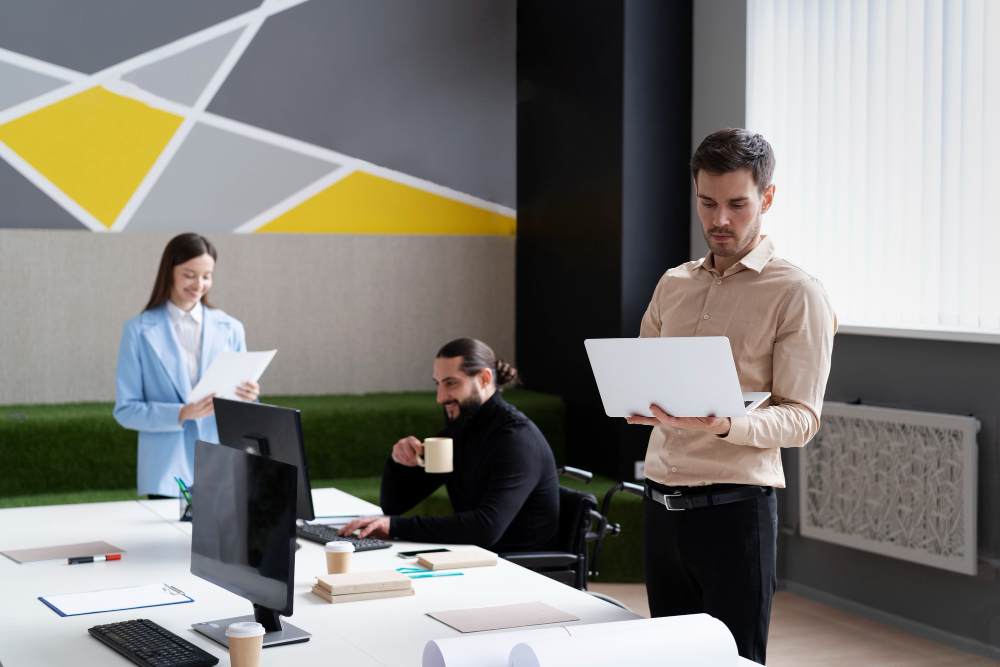 Conference room in managed office space Bangalore